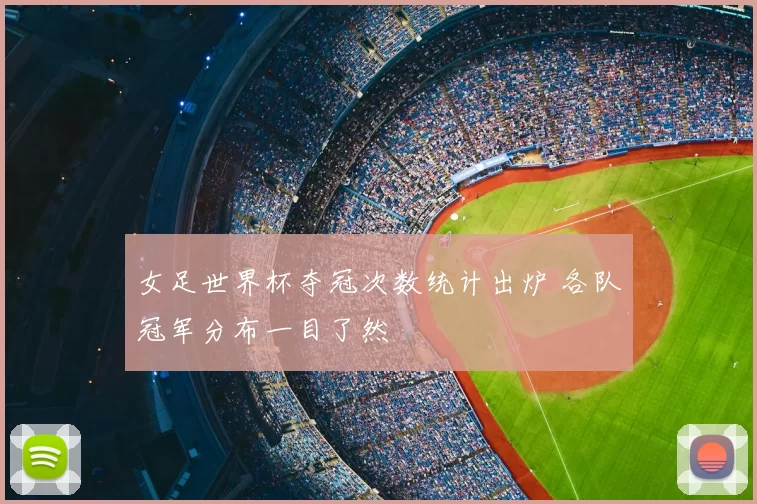 女足世界杯夺冠次数统计出炉 各队冠军分布一目了然